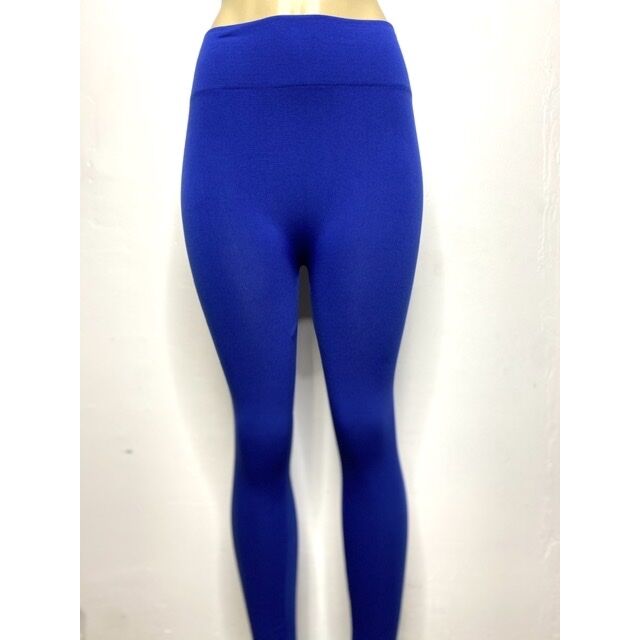 Fleece Royal Blue Leggings 