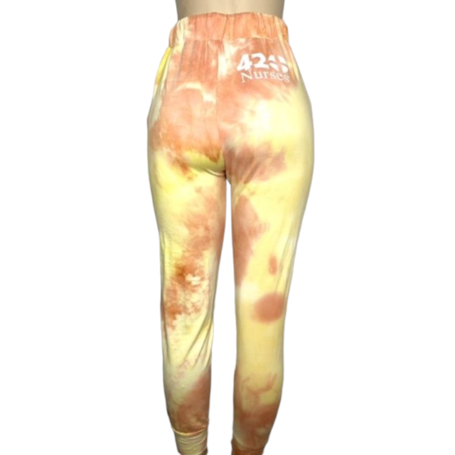 Sunset Sherbert tiedye Joggers