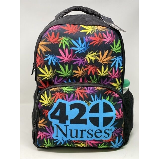 Rainbow 420nurses Backpack Black