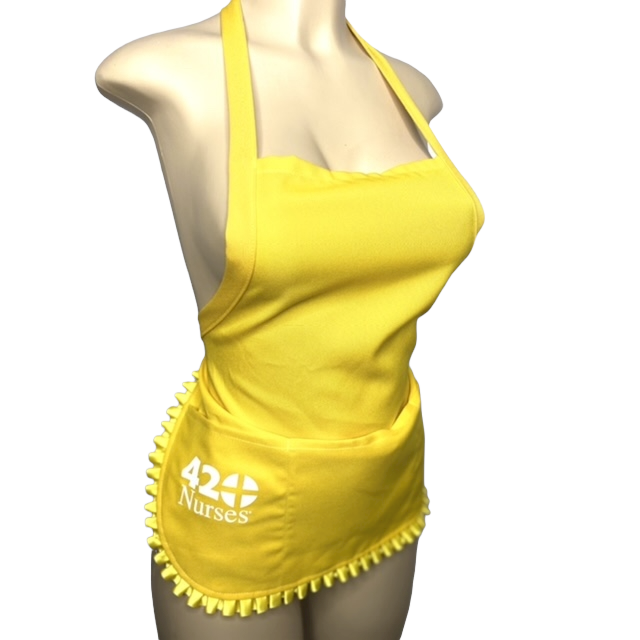 Yellow 420nurses Apron