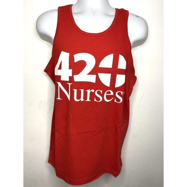 Red Male tank top 