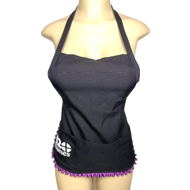 Black 420nurses with Purple trim Apron