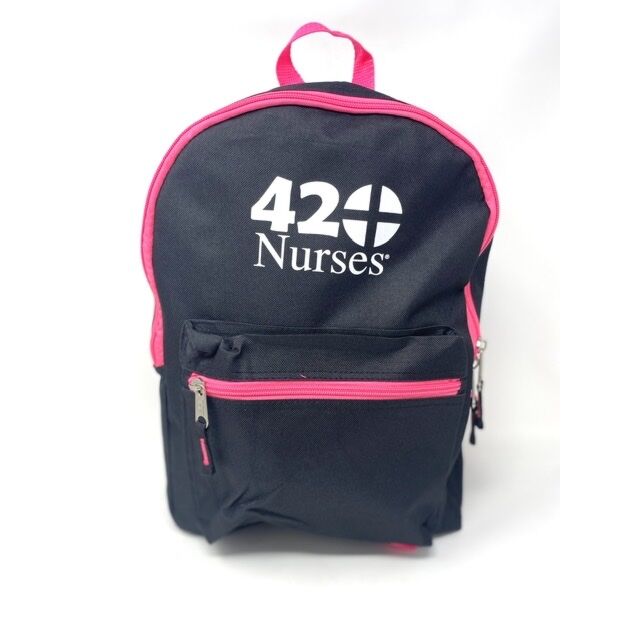 Black with hot pink trim 