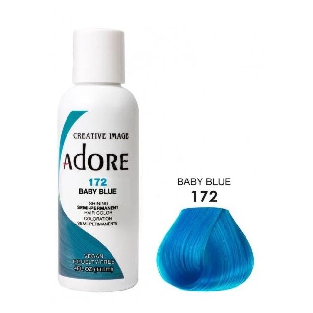 Adore Semi Permanent Hair dye Baby Blue 172