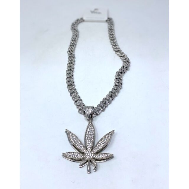 Marijuana MZ Silver chain