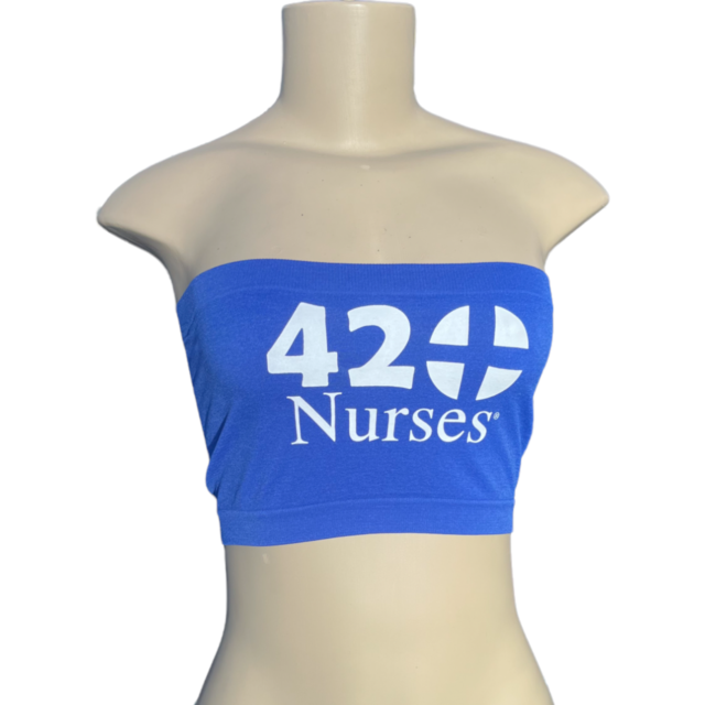 Blue 420Nurses Bandeau OS