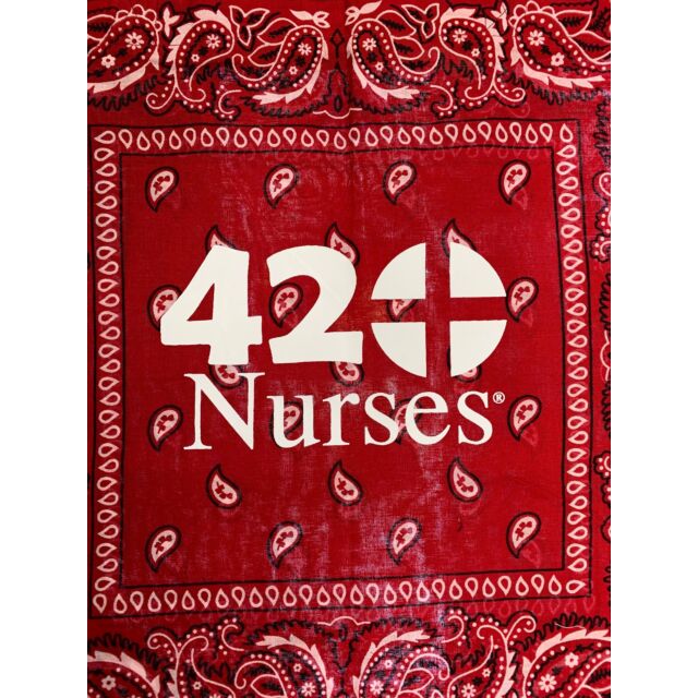 420Nurses® Traditional Bandana Tote Red