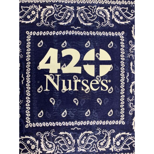420Nurses® Traditional Bandana Tote Blue