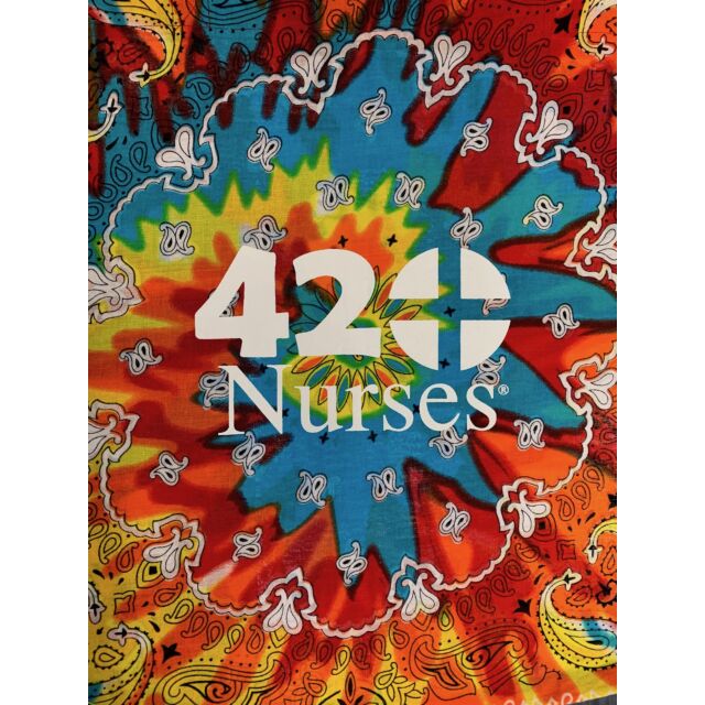 420Nurses® Bandana Tote Tye Dye