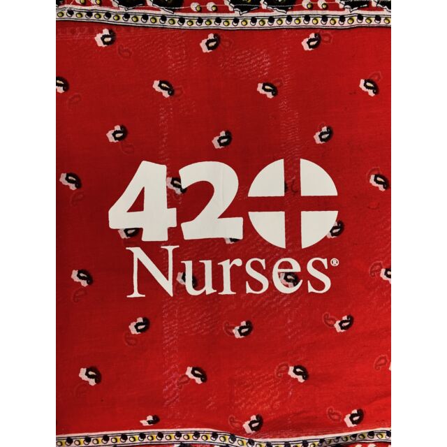 420Nurses® Bandana Tote Red