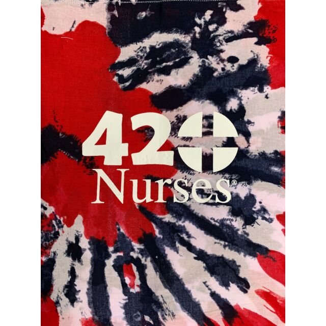 420Nurses® Bandana Tote Tye Dye America