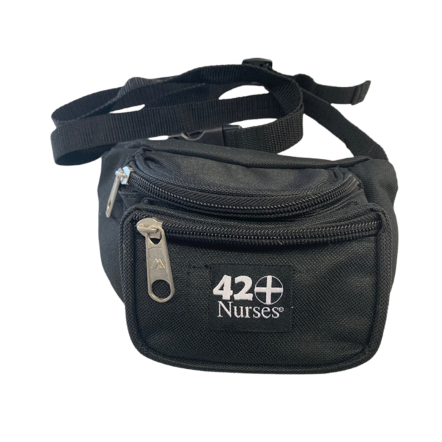 420Nurses® Mini Fanny Pack Black
