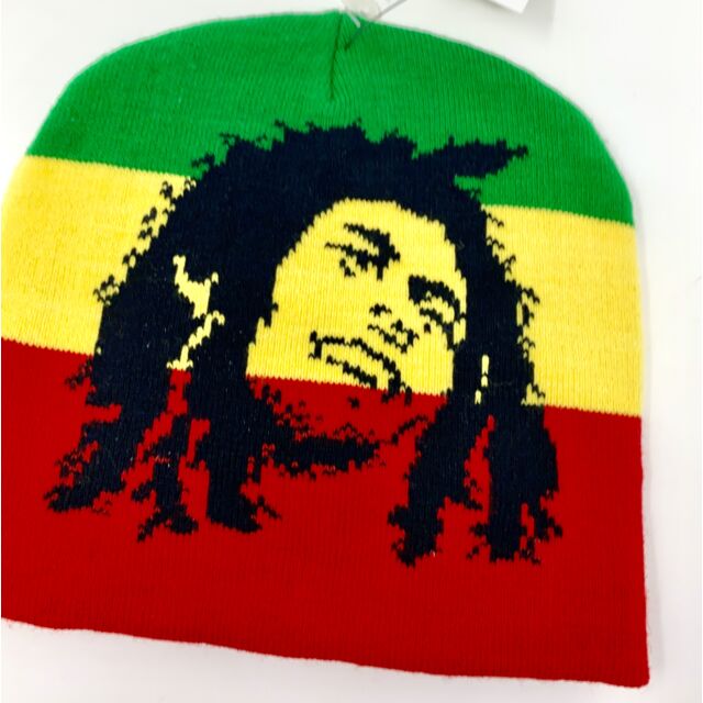 Rasta Beanie with Bob Marley