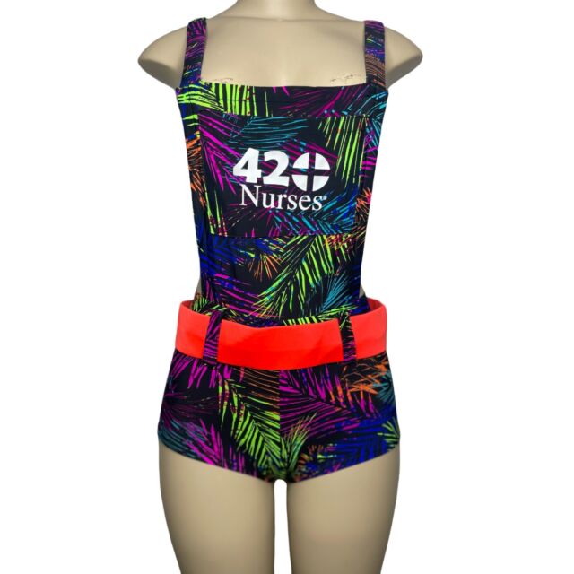 420Nurses Electric Palms Overalls