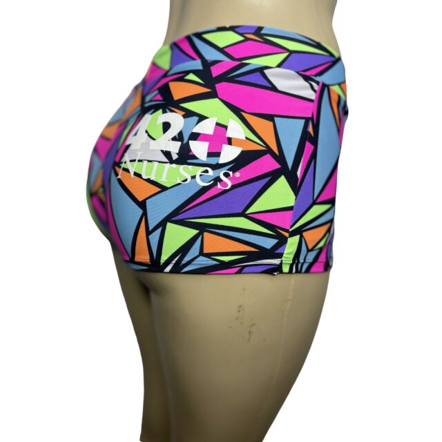 420Nurses Kaleidoscope Stained Glass Mini Skort