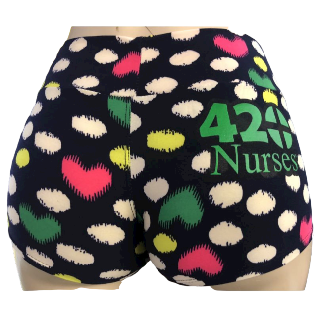 polka dot shorts