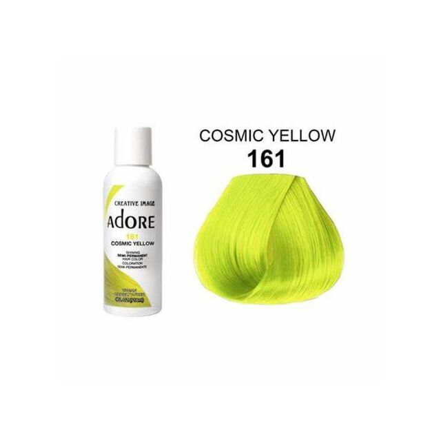 Adore Semi Permanent Hair dye Cosmic Yellow 161