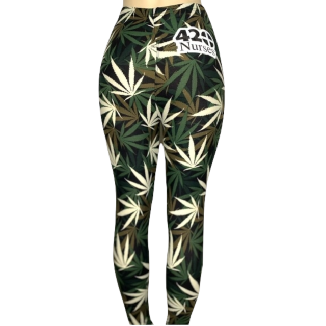 Back Side Camo Potleaf Leggings