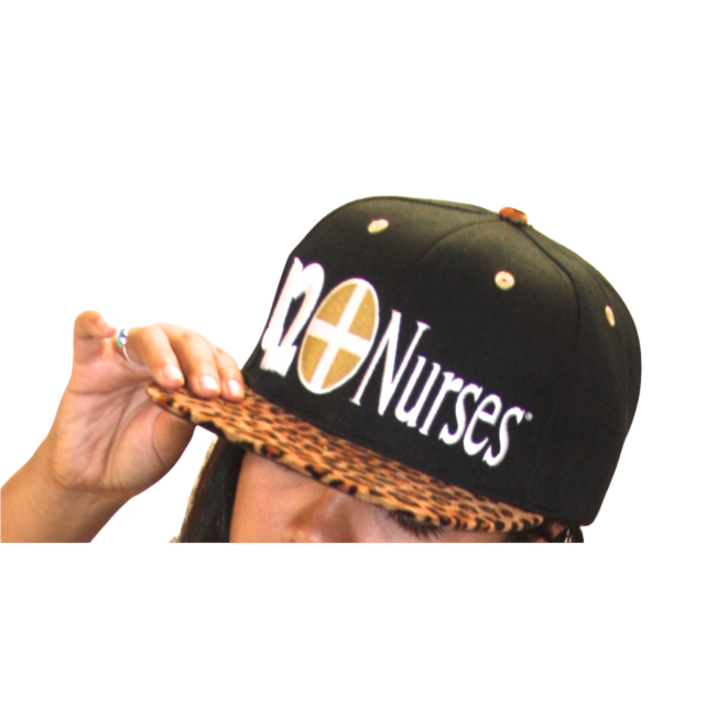420Nurses Cheetah Print Snap Back