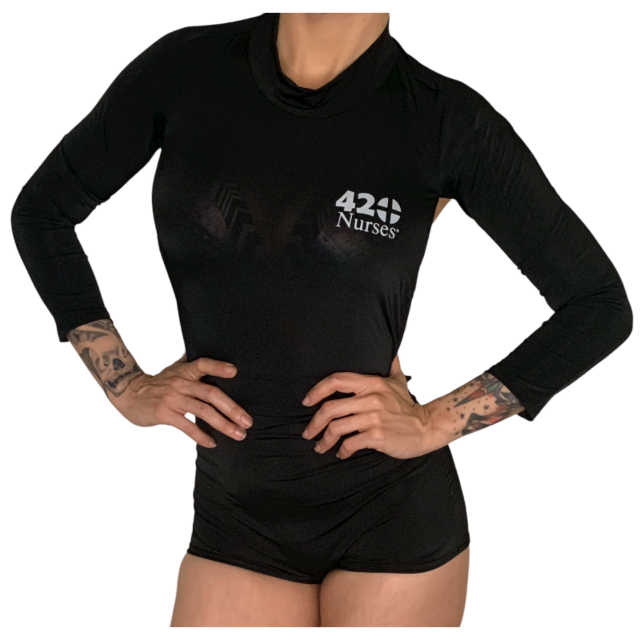 Black Stretchy Romper