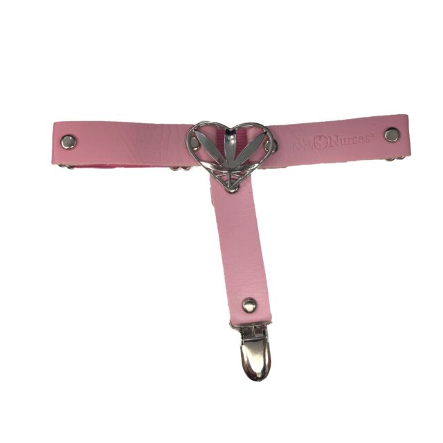 pink- Potleaf - 420 Heart Leg Garter
