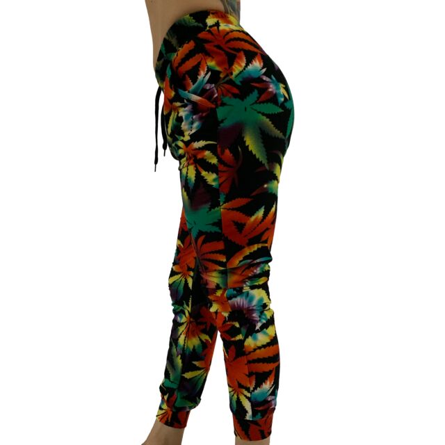 Tie Dye Potleaf Joggers