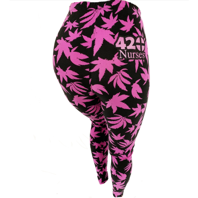 Potleaf Leggings Pink Kush